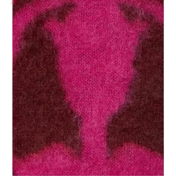 La DoubleJ Camden Jumper Bordeaux Fuchsia - Picture 7 of 12